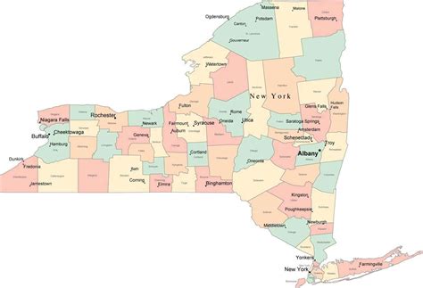 List of cities in New York, U.S. state .
